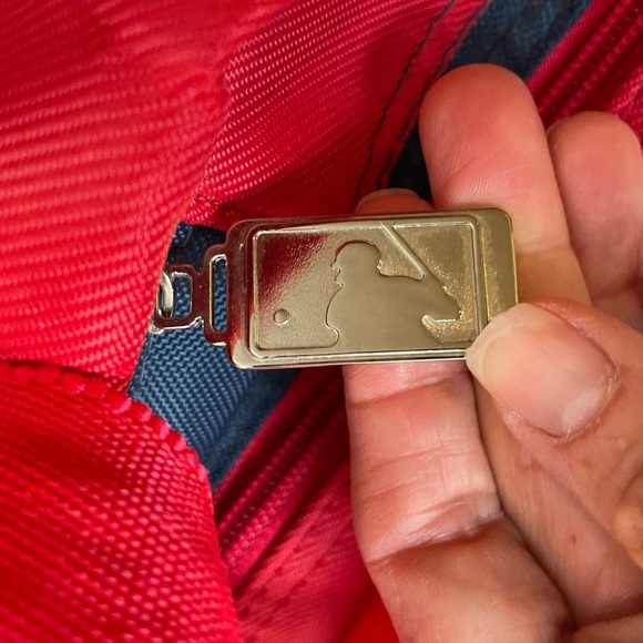 MLB Cardinals Red and Blue Duffel Bag - Picture 3 of 14